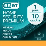 ESET Home Security Premium - 10 User, 1 Year -...