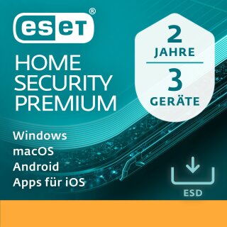 ESET Home Security Premium - 3 User, 2 Years - ESD-DownloadESD