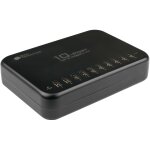USB Desktop Schnellladestation 120W 10-Port 10xUSB-A...