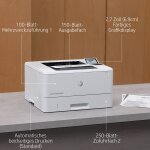 L HP LaserJet Enterprise M406DN S/W-Laserdrucker 38 S./Min. A4 LAN Duplex