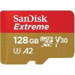 CARD 128GB SanDisk Extreme microSDXC 190MB/s +Adpater