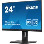 61cm/24" (1920x1080) Iiyama ProLite XUB2493HS-B6 16:9 FHD IPS 0.5ms 100Hz HDMI DP Pivot