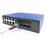 Digitus 8+4P 10G Uplink Industrial Gigabit Ethernet...