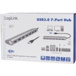 USB 3.0-Hub 7-Port Aluminium