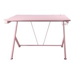 Gaming Tisch PT85 Metallbeine pink