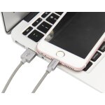 Lightning auf USB-Kabel 2m grau MFI