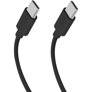 USB-C zu USB-C Kabel 60W 1,5m schwarz