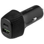 KFZ-Ladegerät 36W 1x USB/1x USB-C schwarz