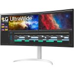 96,5cm/38" (3840x1600) LG UltraWide 38BQ85C-W 21:9 UWQHD IPS Curved 5ms 75Hz HDMI DP USB-C Speaker White