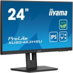 60,5cm/24" (1920x1080) iiyama Prolite XUB2463HSU-B1 16:9 FHD IPS 100Hz 3ms HDMI DP USB LS Pivot Black