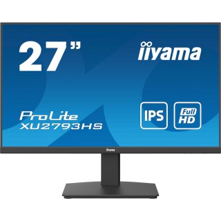 68,6cm/27" (1920x1080) iiyama Prolite XU2793HS-B6 16:9 FHD IPS 100Hz 1ms HDMI DP LS VESA Black