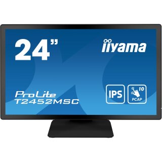 61cm/24" (1920x1080) iiyama ProLite T2452MSC-B1 16:9 FHD IPS Touch 14ms HDMI DP USB-C Speaker Black