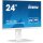 61cm/24" (1920x1080) iiyama ProLite XUB2497HSN-W1 16:9 FHD IPS HDMI DP USB-C Speaker Pivot White