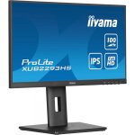 54,6cm/21,5" (1920x1080) iiyama ProLite XUB2293HS-B6 16:9 FHD IPS 1ms 100Hz HDMI DP Speaker Pivot Black