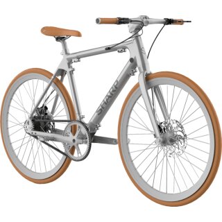 Hybrid E-Bike 250W Motor App 80km silber glanz