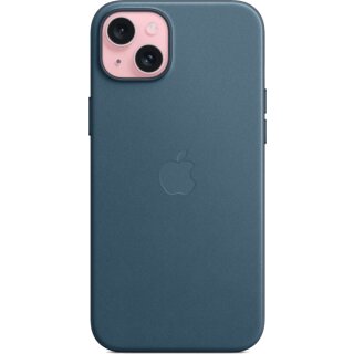 Feingewebe Case iPhone 15 Plus pazifikblau