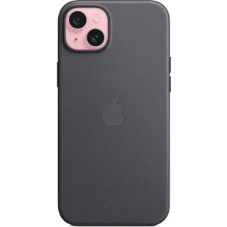 Feingewebe Case iPhone 15 Plus schwarz