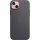 Feingewebe Case iPhone 15 Plus schwarz