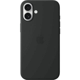 Silicone Case mit MagSafe iPhone 16 Plus schwarz