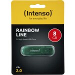 USB-Drive 2.0 Rainbow Line USB-Stick 8GB grün