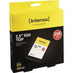 2,5 SSD 256GB intern SATA III/r:520MBs/w:400MBs