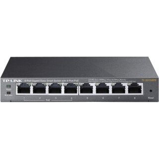 TL-SG108PE 8-Port Gigabit Easy Smart Switch 4xPoE+