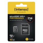 microSD-Card Class10 UHS-I 256GB Speicherkarte