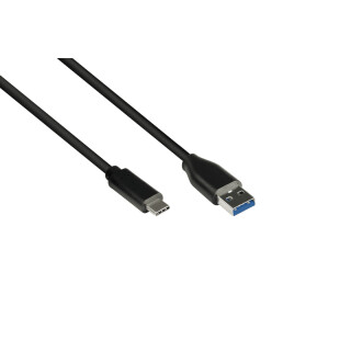 USB 3.0 an USB-C CU 5m schwarz