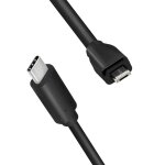 USB 2.0  USC-C/Micro-USB 1m schwarz