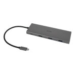 12in1 USB-C Dockingstation 4K UHD/60Hz 85W silber