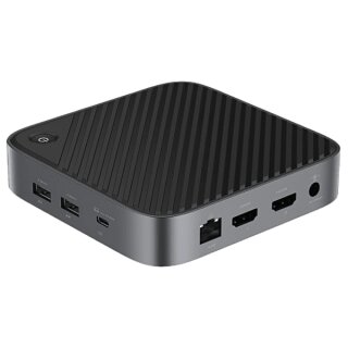 USB-C Dockingstation 2xHDMI/RJ45/SD/3.5 VESA 65W