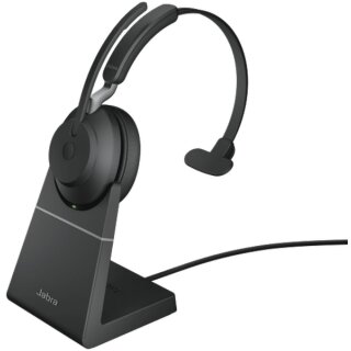 Evolve2 65 Mono UC USB-A schwarz inkl. Ladestand