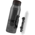 Twist Bottle 700 Life + Bike Base clear black