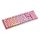 PK75 Gaming Tastatur Membran RGB pink