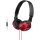 MDR-ZX310APR On-Ear 3,5mm rot Headsetfunktion