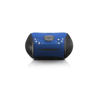 SCD-24 Tragbares Radio m. CD-Player Blau/Schwarz