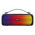 BT Boombox 2x 7,5W IPX5 AUX USB LED schwarz