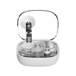 BT TWS In-Ear Kopfhörer Transparent weiß