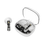 BT TWS In-Ear Kopfhörer Transparent weiß