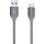 USB-C zu USB 3.0-Kabel 2m grau