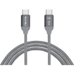 USB-C zu USB-C Kabel 100W/5A 1m grau