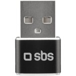 USB zu USB-C Adapter schwarz