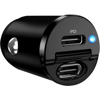 Puro PD KFZ-Ladegerät 30W 2x USB-C schwarz