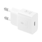 Schnellladegerät USB-C 25W+USB-C-Kabel 1m weiß