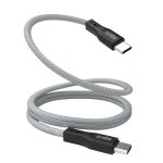 magnetisches USB-C zu USB-C Kabel 60W 1m grau