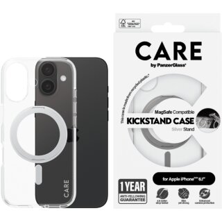 CARE Feature Kickstand iPhone 16 silber