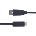 USB-C zu USB Kabel 1m 3A schwarz