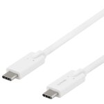 USB-C zu USB-C Kabel 2m 5A weiß