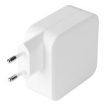 PD Ladegerät 100W 2x USB-C Gan weiß