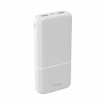 Powerbank 20000mAh USB-C/2x USB weiß